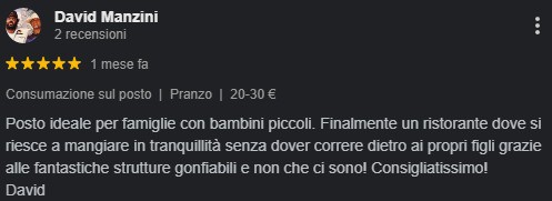 genera un template dove inserire delle recensioni… (2)